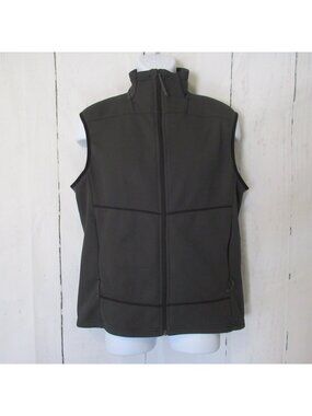 Kuiu Vest Mens L Large Green Wind Resistant Fleece DWR Zip‎ Up Jacket